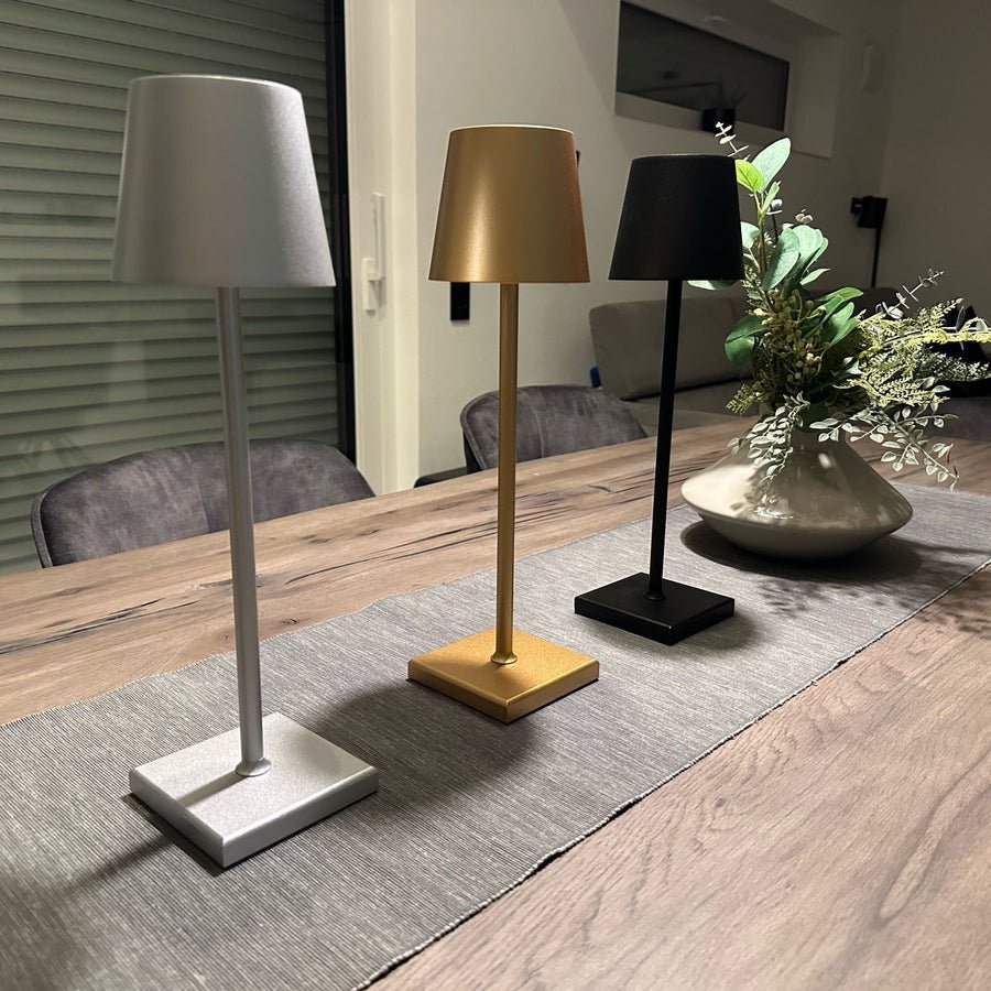 Lampe de table sans fil et rechargeable au design épuré