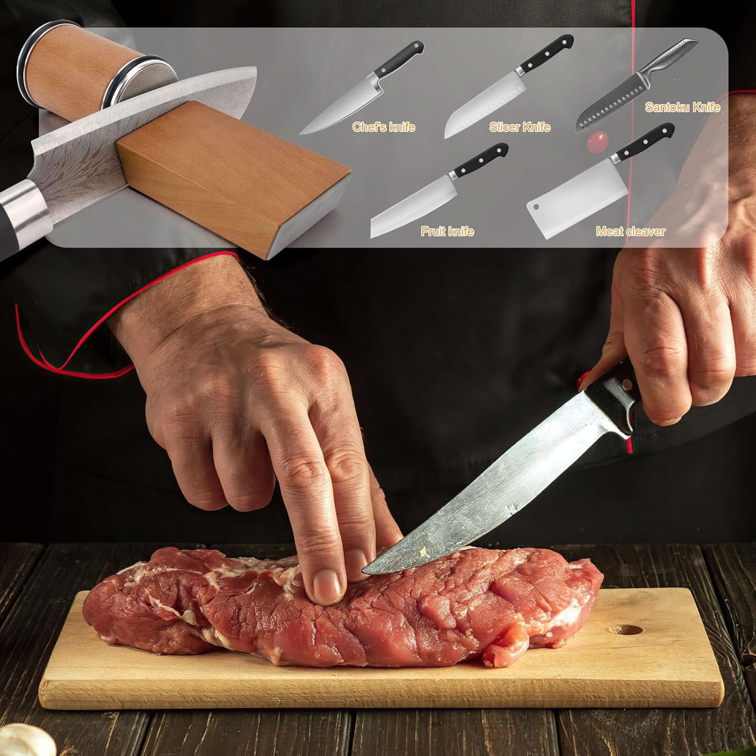 SHARPEDGE – Aiguisoir professionnel avec rouleau diamanté