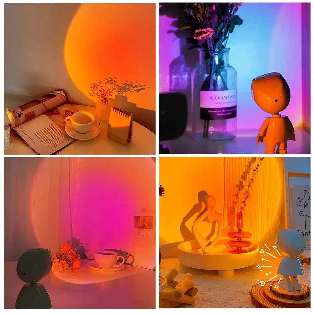 Lampe LED-Sunset – Projections de rêve pour des soirées agréables