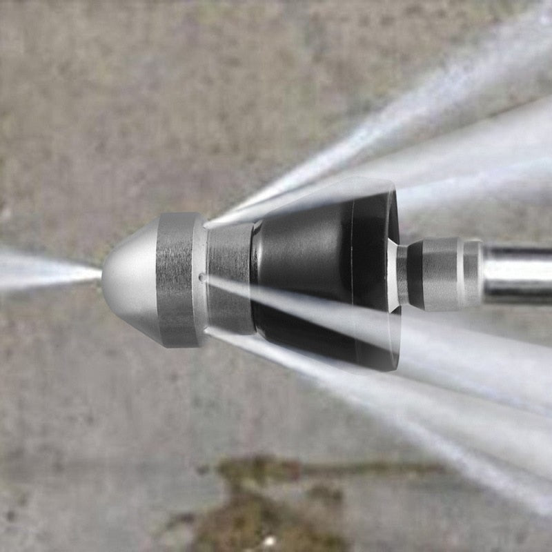 Skanto | Buse de Nettoyage à Haute Pression pour Évacuation – Spray en Acier Inoxydable pour le Nettoyage Rapide des Canalisations