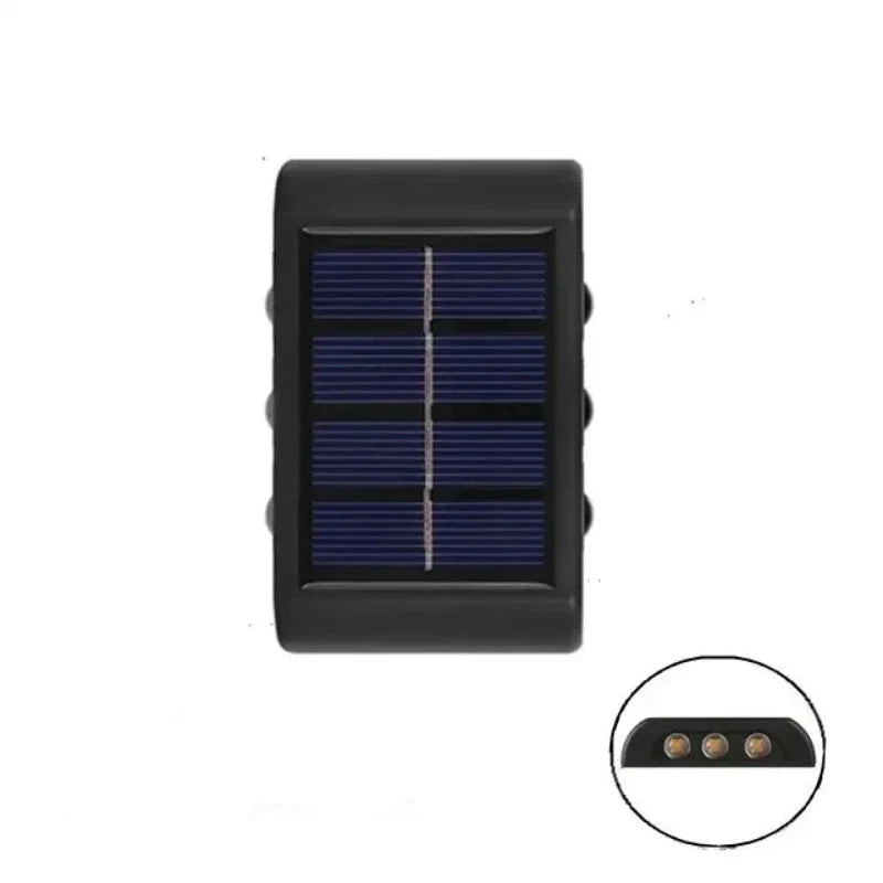 Applique solaire vers le haut et vers le bas