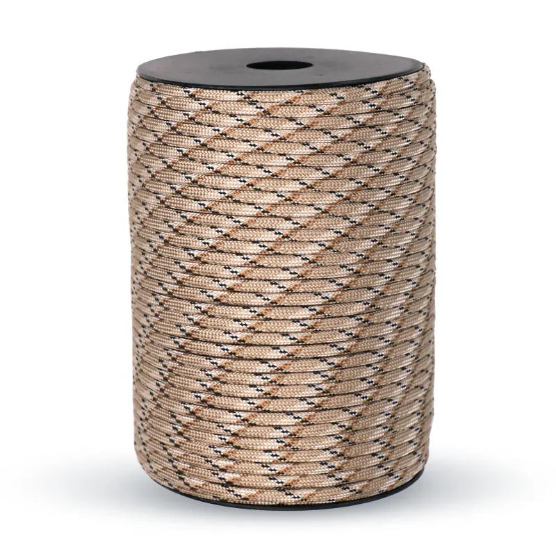 Skanto | Paracorde 550 Standard Militaire : 100m 4mm Équipement de survie extérieur pour parachute, tente, lanière, ceinture - corde à 9 brins pour le camping et les situations d'urgence