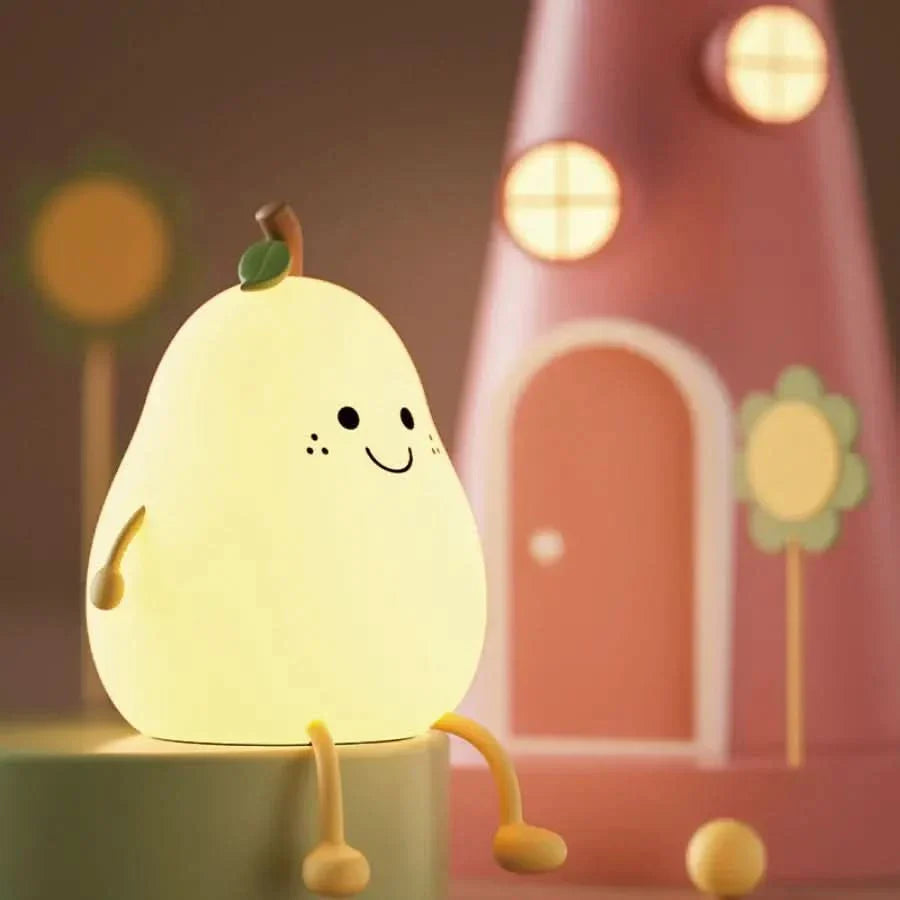 Lampe de nuit rechargeable en silicone pour enfants