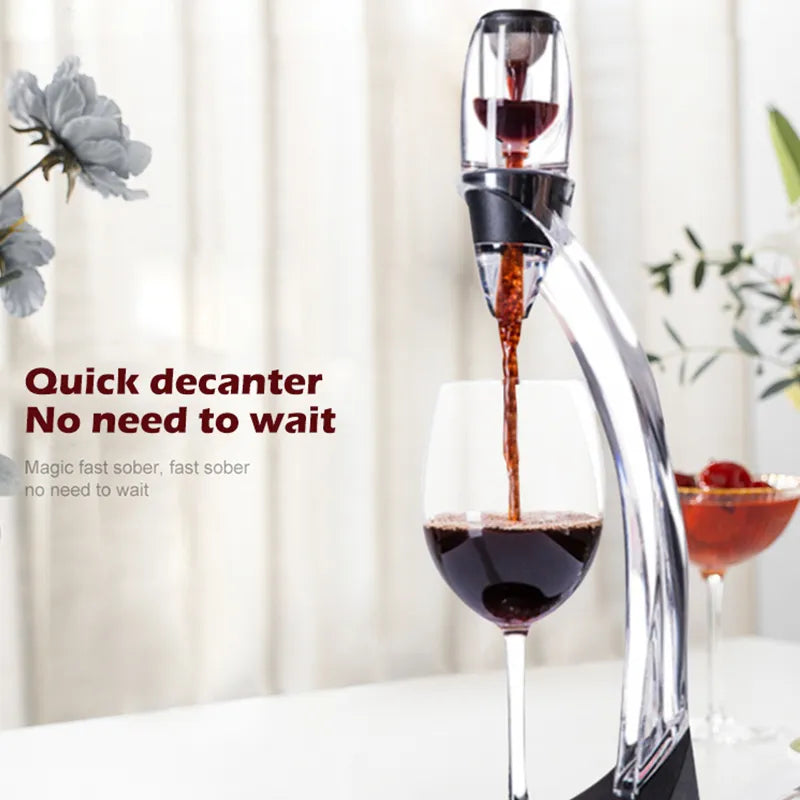 Aérateur de Vin avec Filtre – Profitez Plus Rapidement d'un Arôme Complet