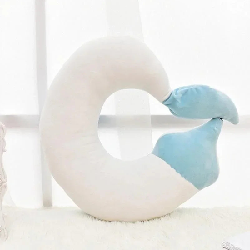 ReiseFuchs Coussin de Voyage | Super Doux & Ergonomique | Design Cartoon Renard | Pour Enfants & Adultes