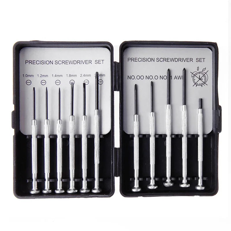 Ensemble de 11 tournevis micro-précis avec sac – Craftix