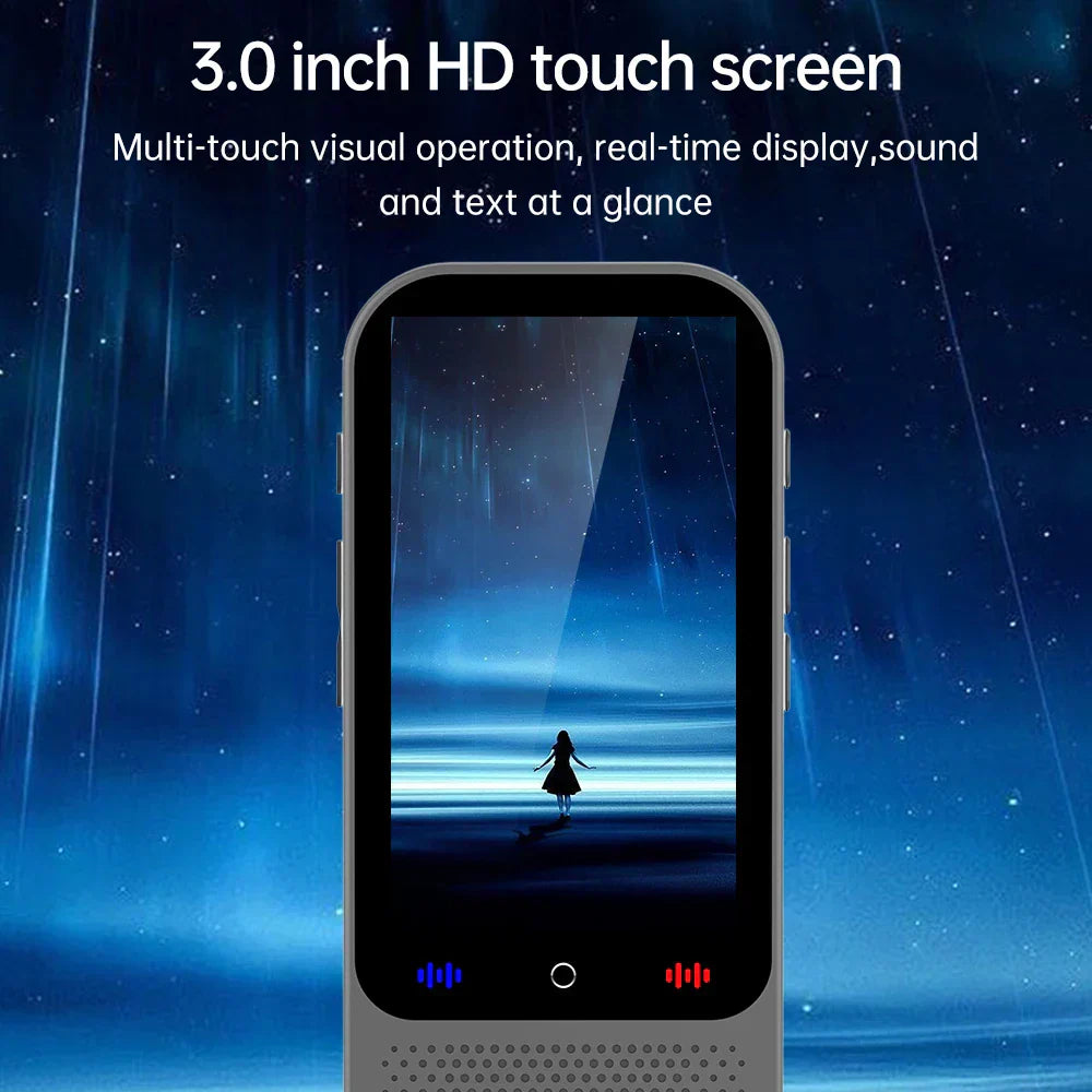 Appareil portable de traduction de langues avec 138 langues et support hors ligne
