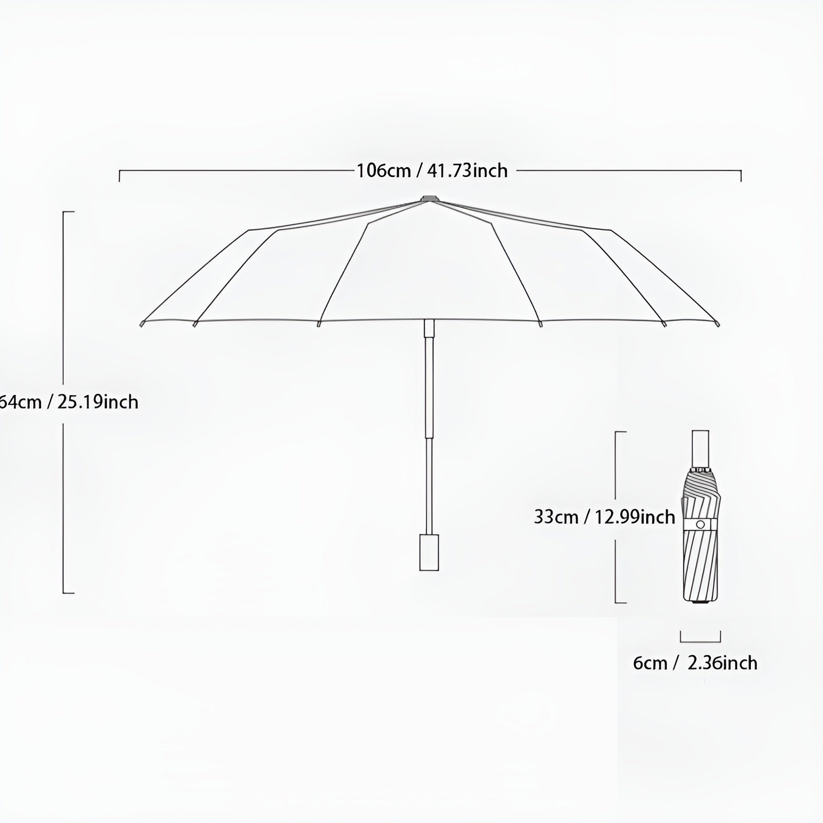 Parapluie Durable avec Protection UV - StormShield