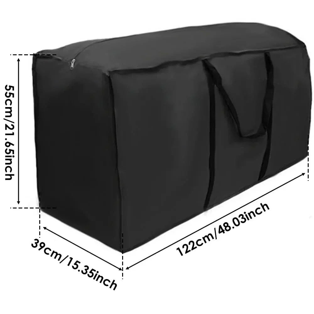 Skanto | Sac de Rangement pour Mobilier d'Extérieur – Sac de Rangement Imperméable en Tissu Oxford 210D pour Mobilier de Jardin
