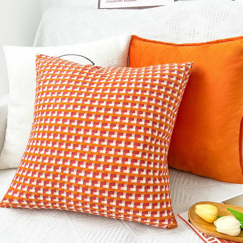Housse de coussin Motif Géométrique 45x45 cm