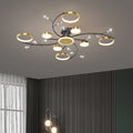 Garduru Dimbar Lustre | Design Moderne | LED Lumière avec Intensité Lumineuse Ajustable | Parfait pour le Salon & la Salle à Manger