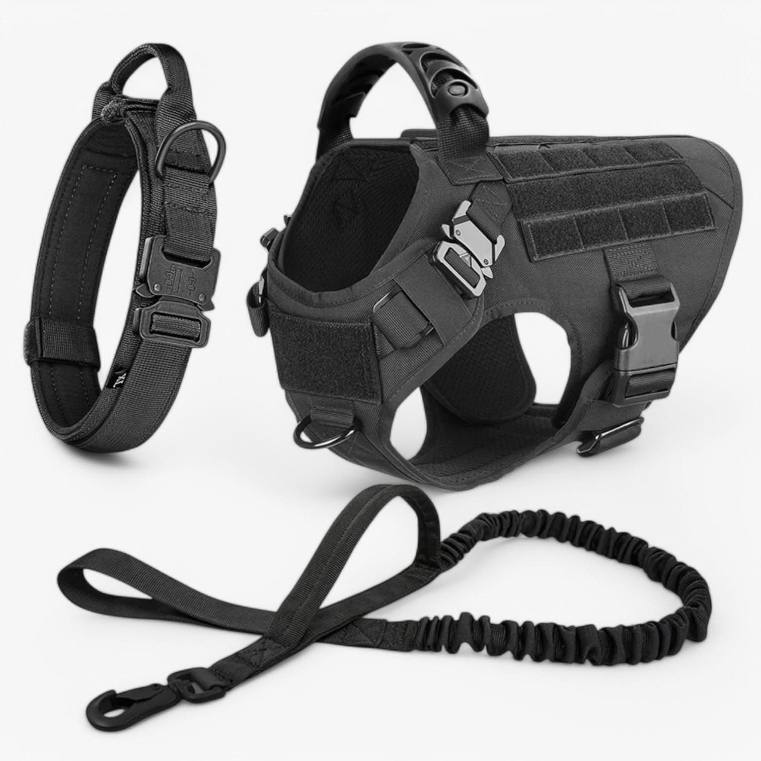 TACTICALK9 – Harnais pour chien robuste pour un contrôle et un confort maximum