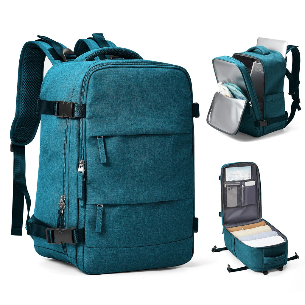 Sac à dos de voyage Travomate | Étanche & Polyvalent | Compartiment pour ordinateur portable 15,6" | Grande capacité avec séparation humide-sèche