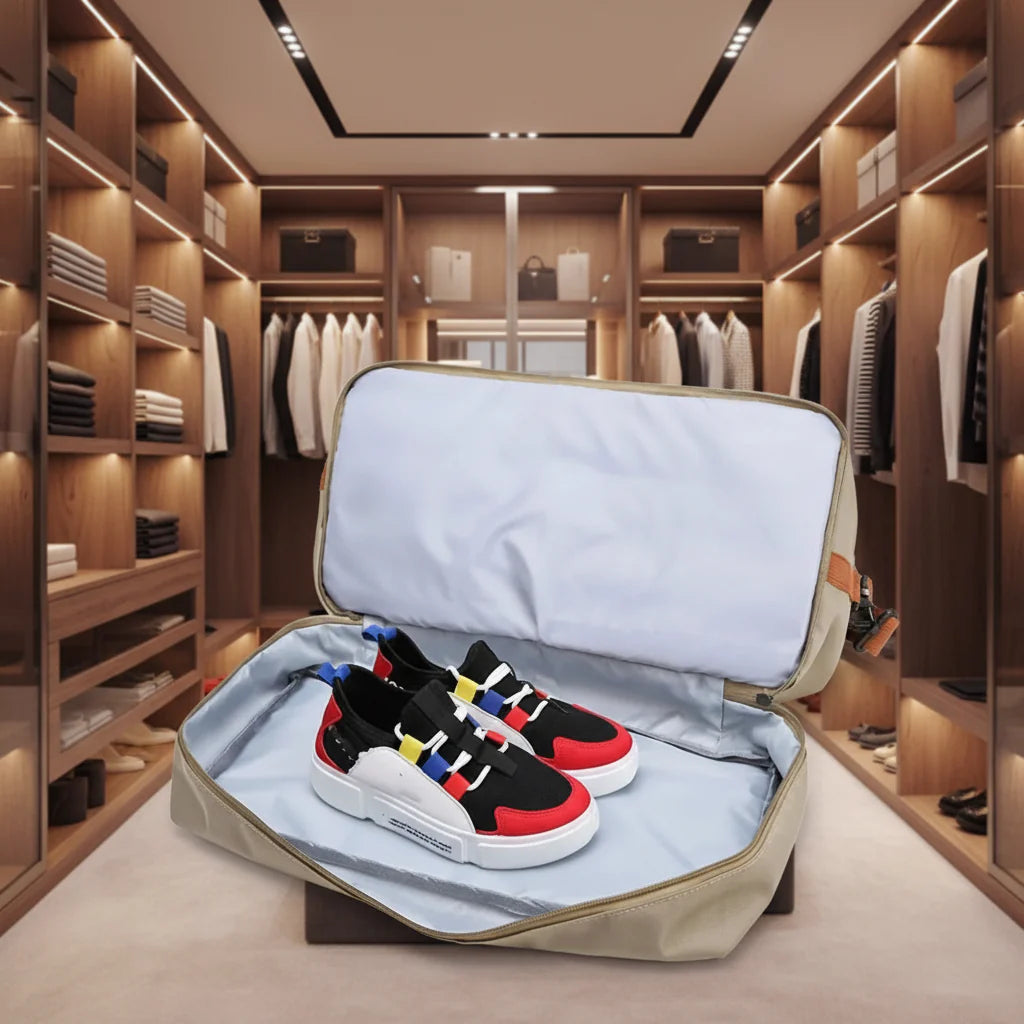 FITVOYAGE – Sac de sport avec compartiment à chaussures et compartiment humide