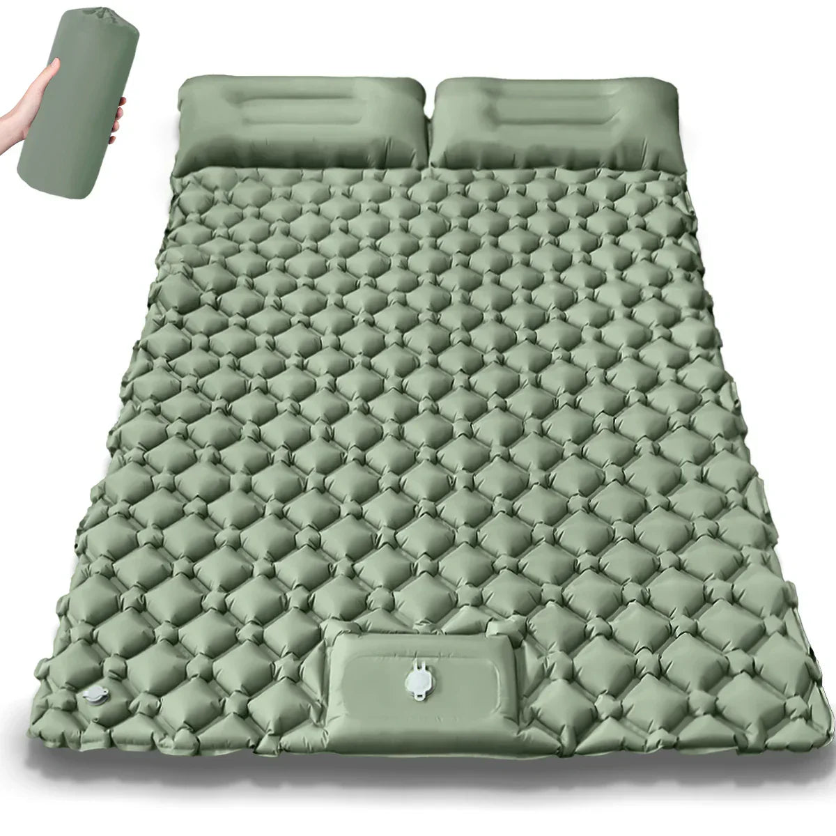 Matelas gonflable double extra-large pour le camping – Kieran