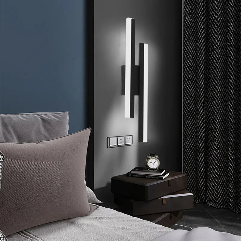Lampe Murale LED Moderne au Design Simple, Lampe Murale Minimaliste pour Couloir & Salon
