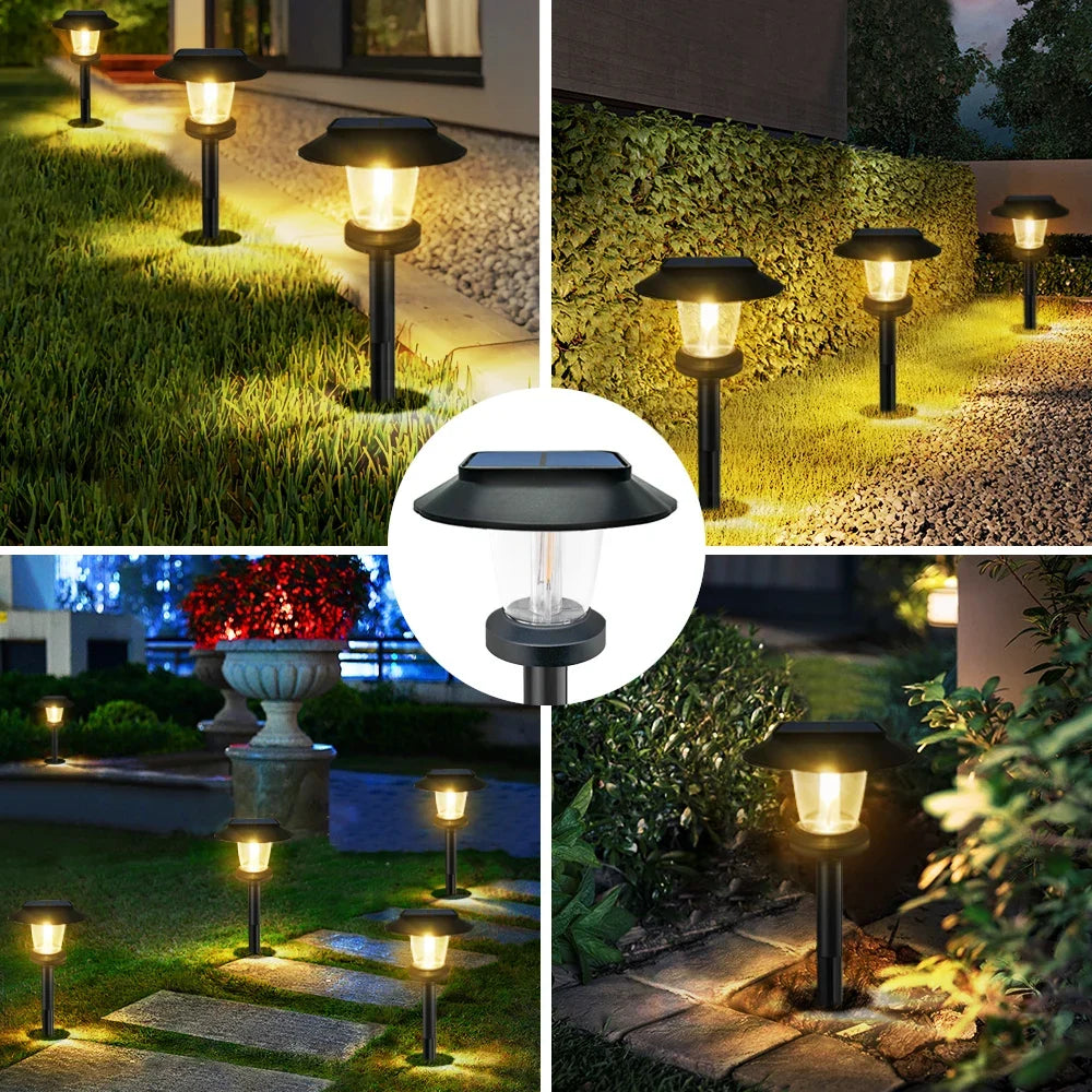 Lampe de jardin solaire décorative