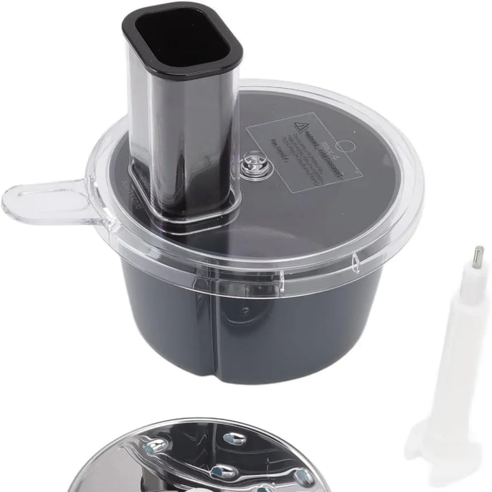 MixWerk Thermomix Set de découpe pour TM6 & TM5 | Coupe-légumes & Râpe à fromage | Accessoire de tranchage pour radis & patates douces | Accessoire avec récipient