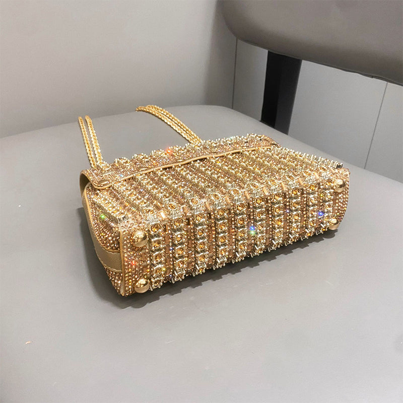50% DE RÉDUCTION TEMPORAIRE | DazzleClutch™ | Pochette de soirée ornée de strass pour femmes