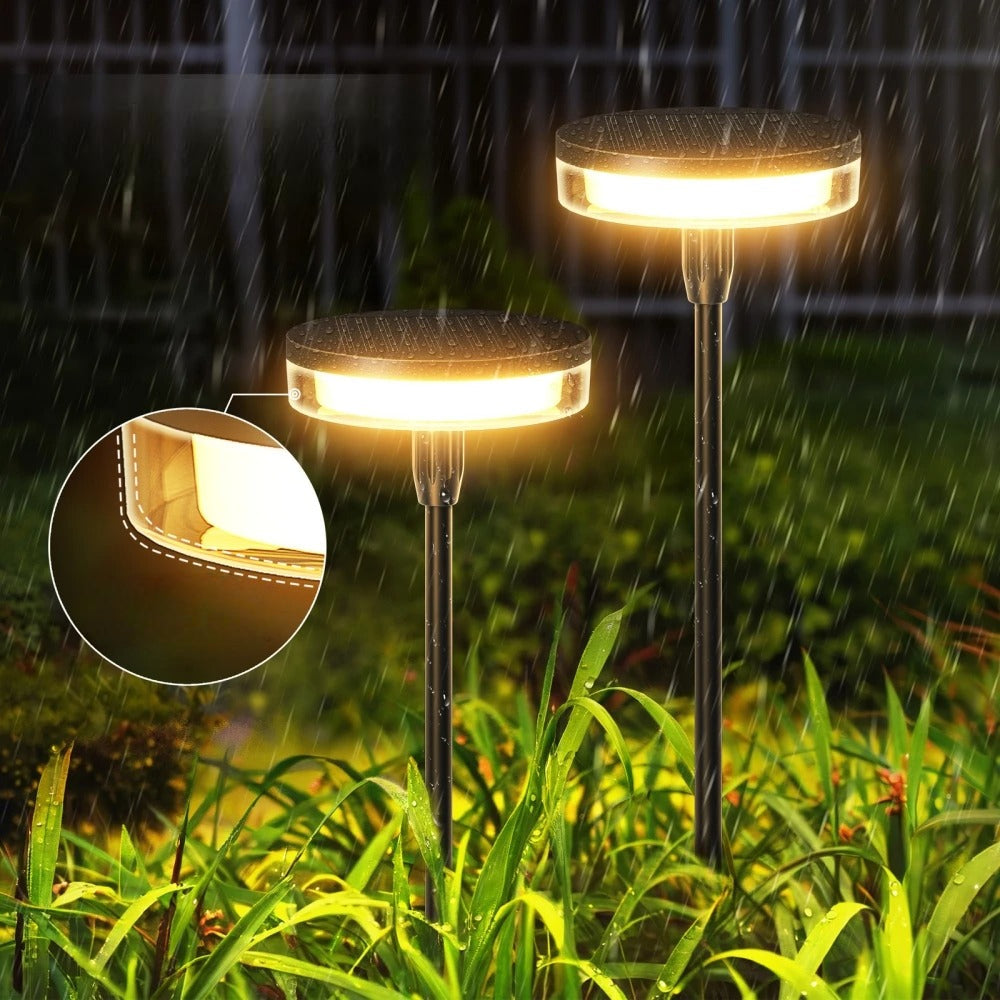 Lampe de jardin oscillante à énergie solaire