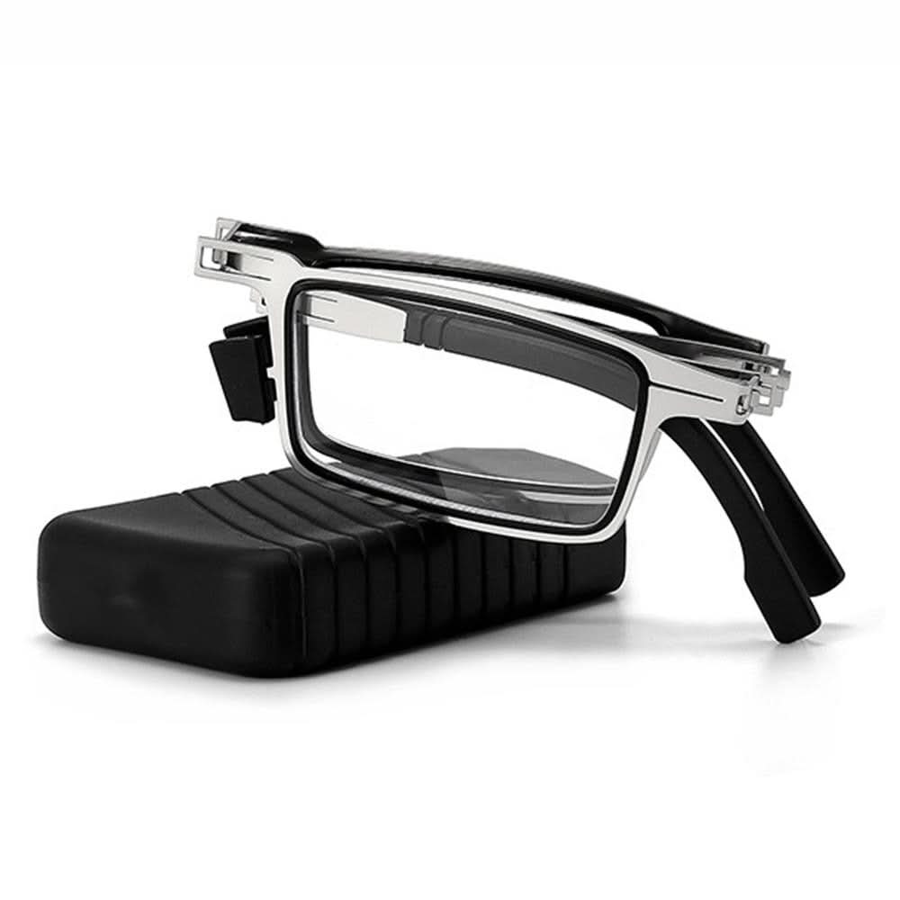 EYEZ – Lunettes de lecture pliables avec filtre à lumière bleue et étui compact