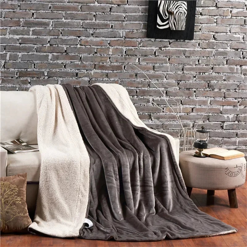 Housse de couette en Thermofleece réversible