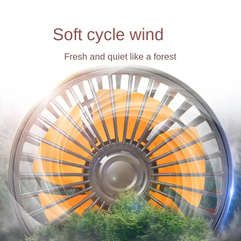 Ventilateur de voiture réglable à 360° avec 3 têtes USB/12V/24V – AirFlow