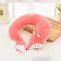 ReiseFuchs Coussin de Voyage | Super Doux & Ergonomique | Design Cartoon Renard | Pour Enfants & Adultes