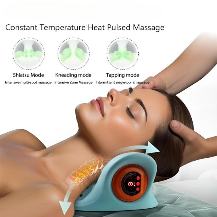Masseur électrique pour le cou et les épaules avec fonction de traction – Lyra