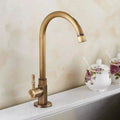 GOLDENSWAN – Robinet antique en laiton pour cuisine et salle de bain