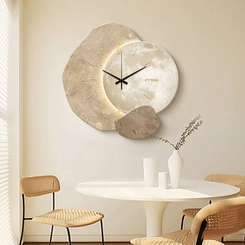 TIMENORD – Horloge murale scandinave élégante avec fonction silencieuse