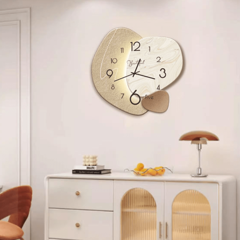 TIMENORD – Horloge murale scandinave élégante avec fonction silencieuse