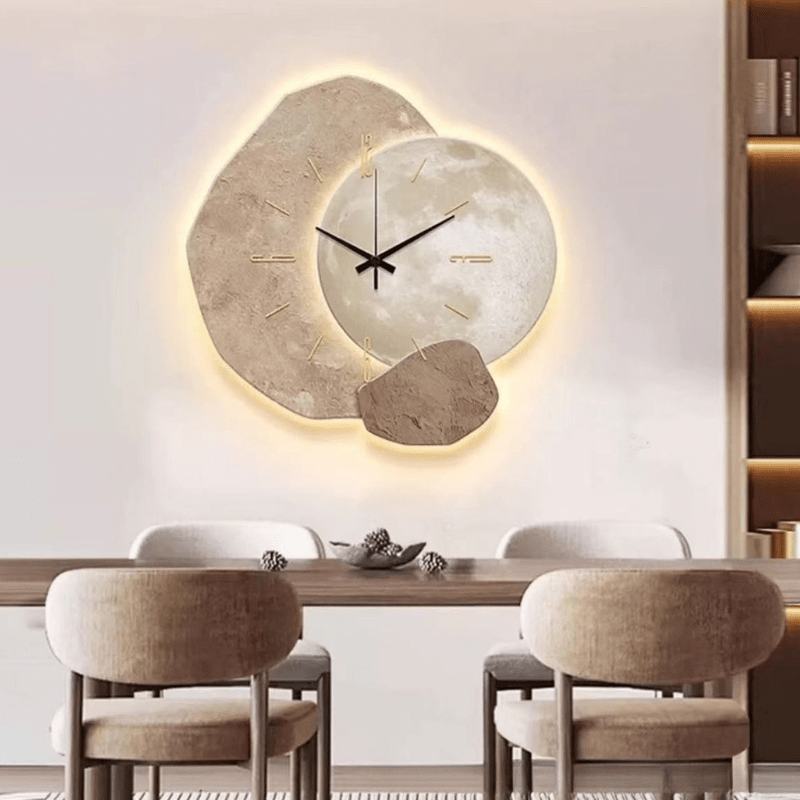 TIMENORD – Horloge murale scandinave élégante avec fonction silencieuse