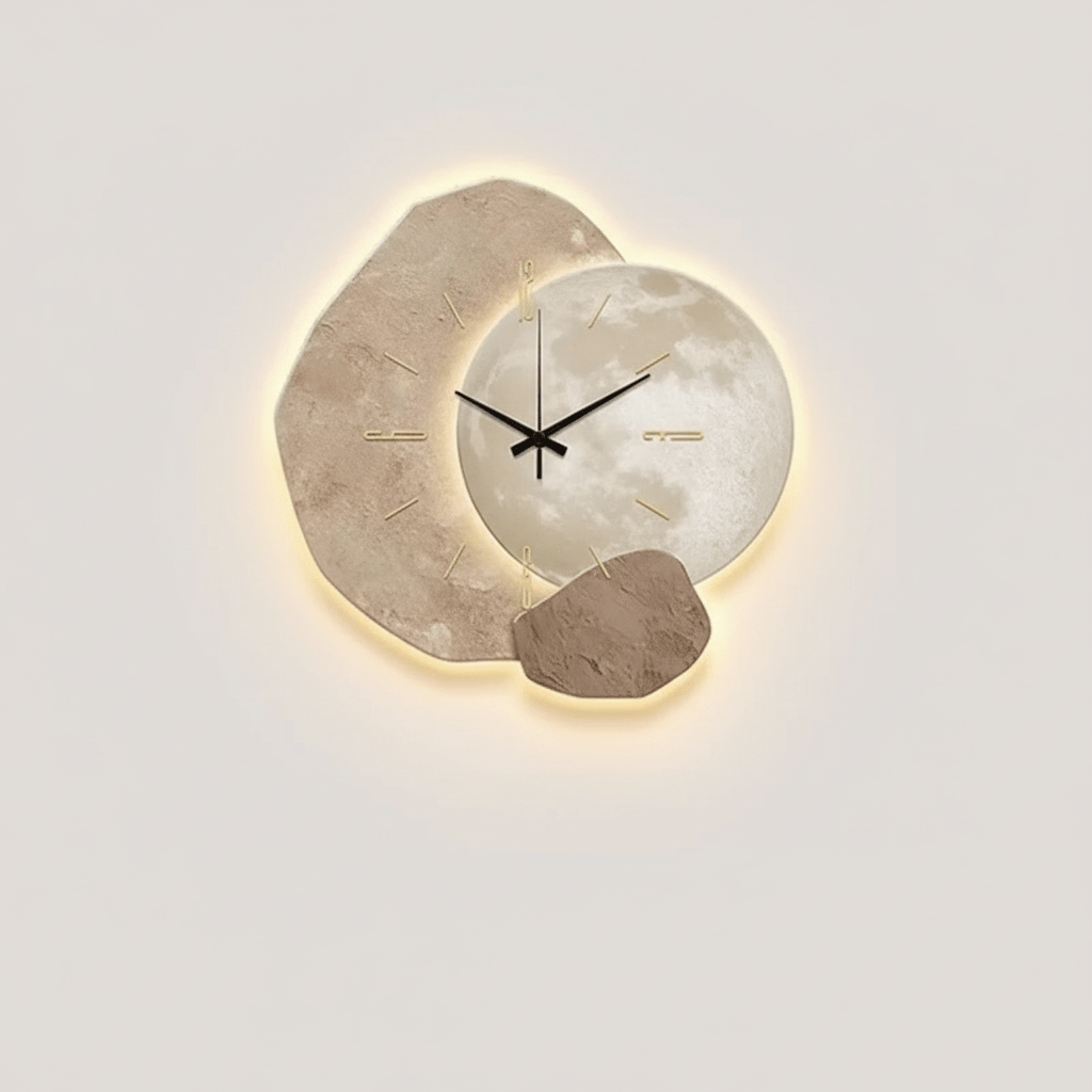 TIMENORD – Horloge murale scandinave élégante avec fonction silencieuse