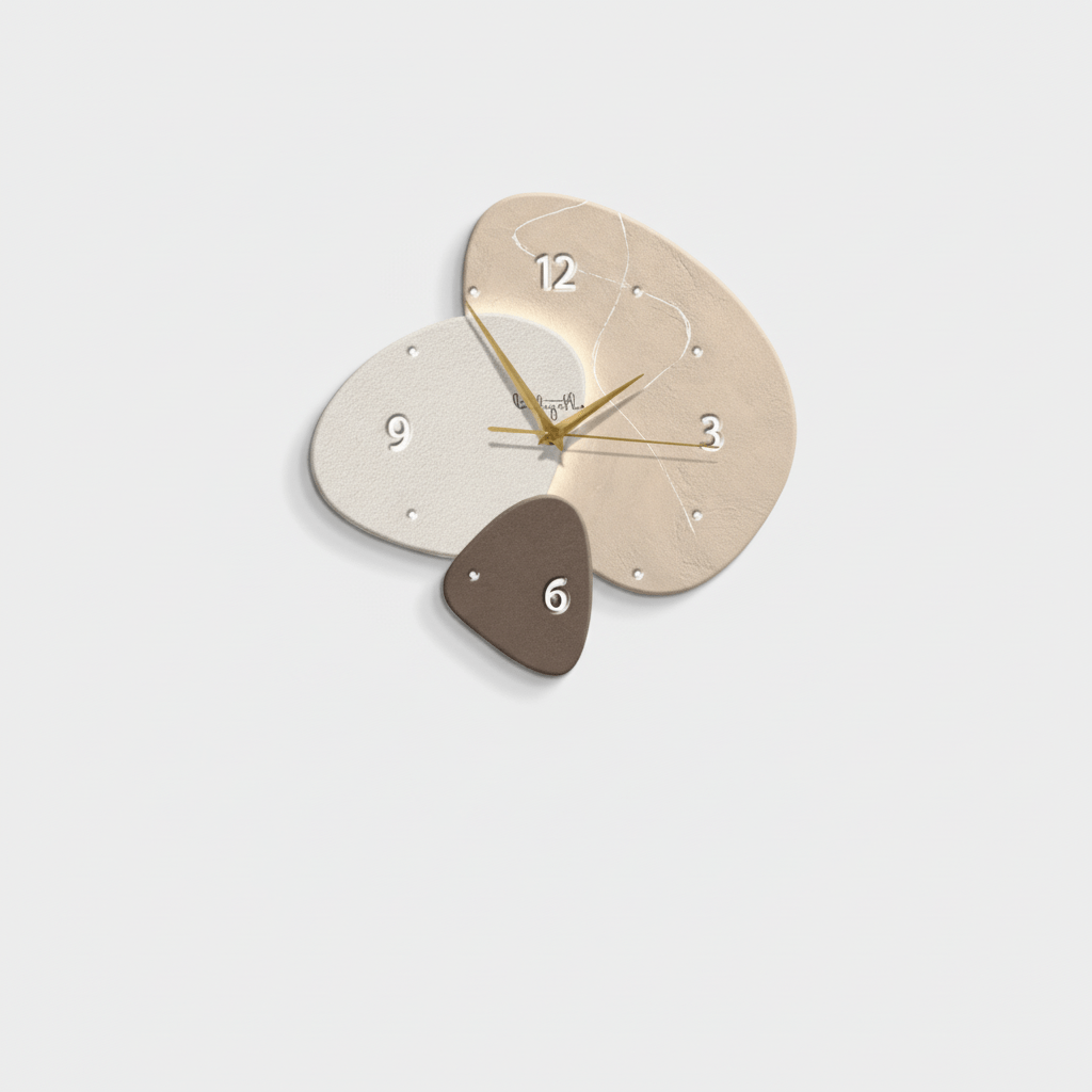 TIMENORD – Horloge murale scandinave élégante avec fonction silencieuse