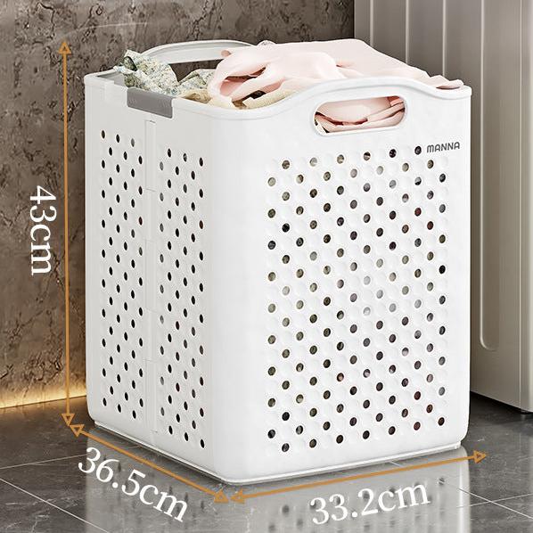 Panier à linge grande capacité avec roues, pliable