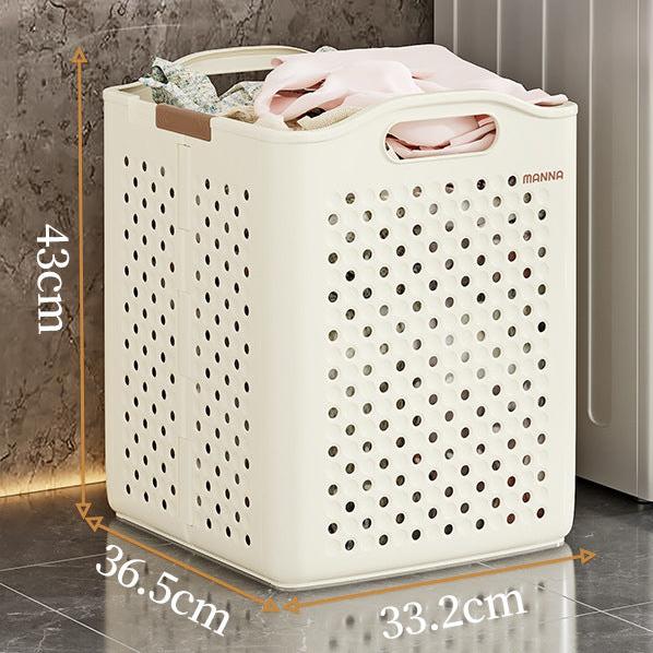 Panier à linge grande capacité avec roues, pliable