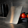 Planche à découper en acier inoxydable pour chefs professionnels et amateurs