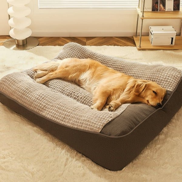 Skanto | Grand lit pour chien résistant aux rayures avec soutien orthopédique