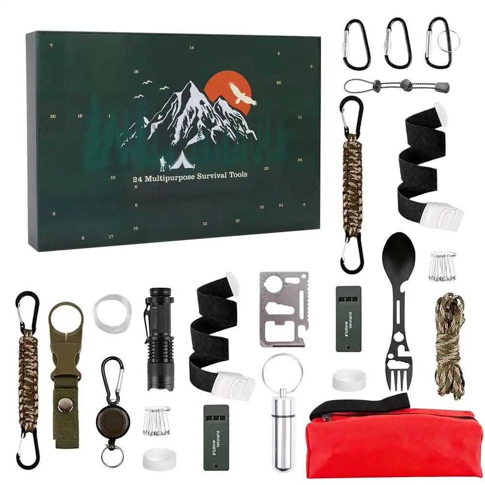 Calendrier de l'Avent AdventureGear 2026 – 24 Outils d'Outdoor