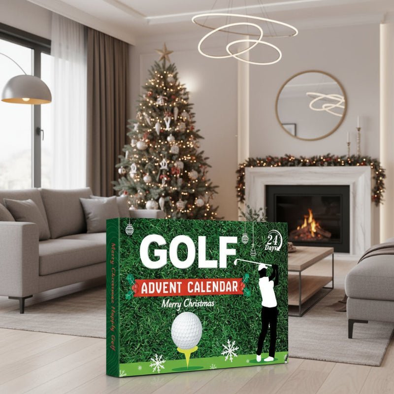 PUTTBOX 2026 – Calendrier de l'Avent golfique de 24 jours avec des accessoires thématiques assortis