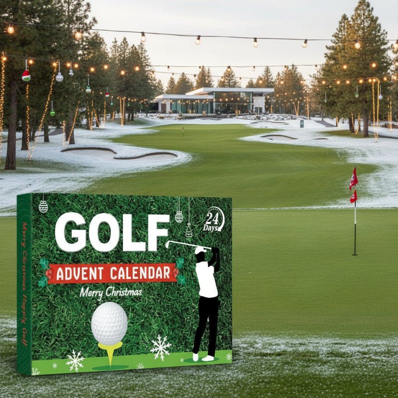 PUTTBOX 2026 – Calendrier de l'Avent golfique de 24 jours avec des accessoires thématiques assortis