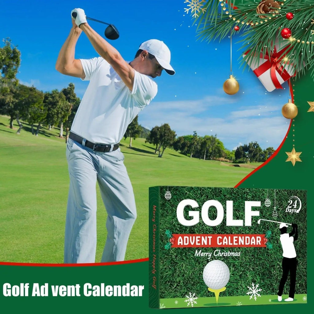 PUTTBOX 2026 – Calendrier de l'Avent golfique de 24 jours avec des accessoires thématiques assortis