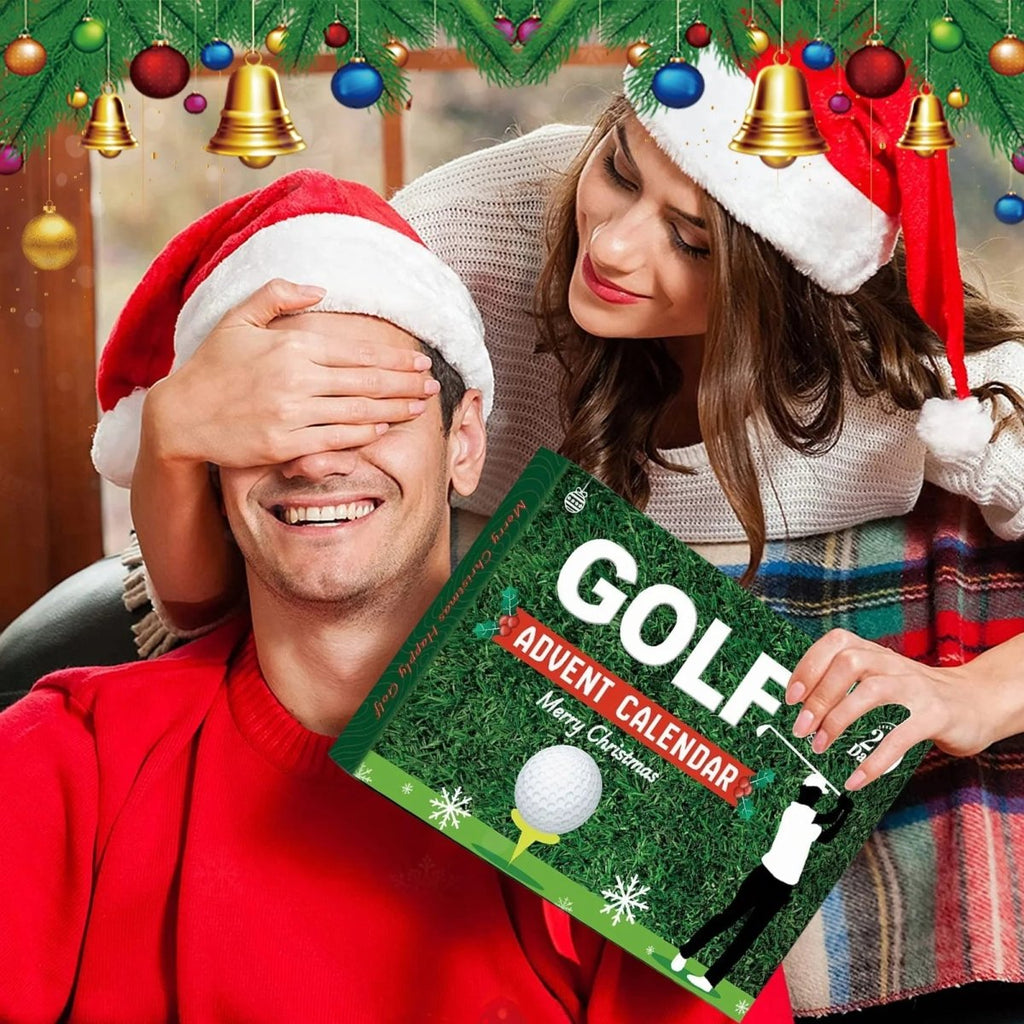 PUTTBOX 2026 – Calendrier de l'Avent golfique de 24 jours avec des accessoires thématiques assortis