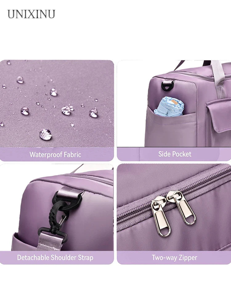 Sac de voyage Veyora WeekAir | Capacité de 35 L | Avec compartiment à chaussures & séparation humide/sèche | Pour les voyages en avion, le sport & les escapades de week-end