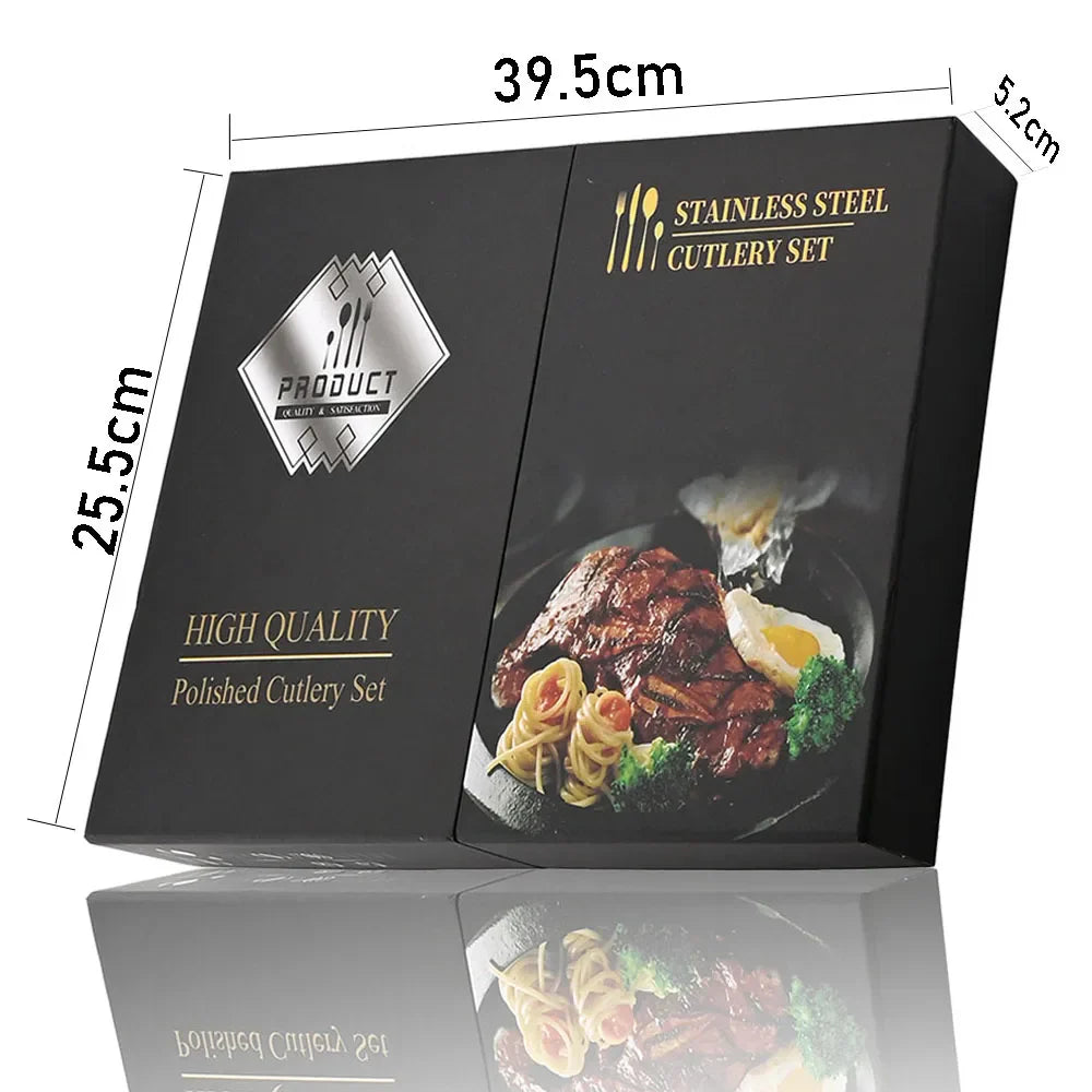 Ensemble de Couverts en Or Luxe - Pour une Mise en Table Élégante