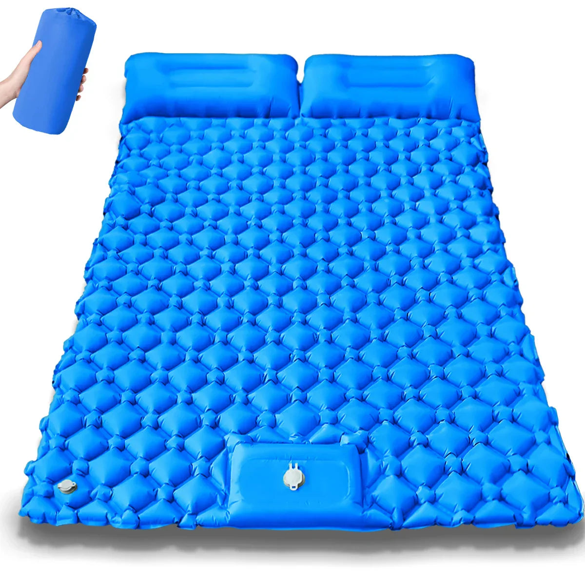 Matelas gonflable double extra-large pour le camping – Kieran
