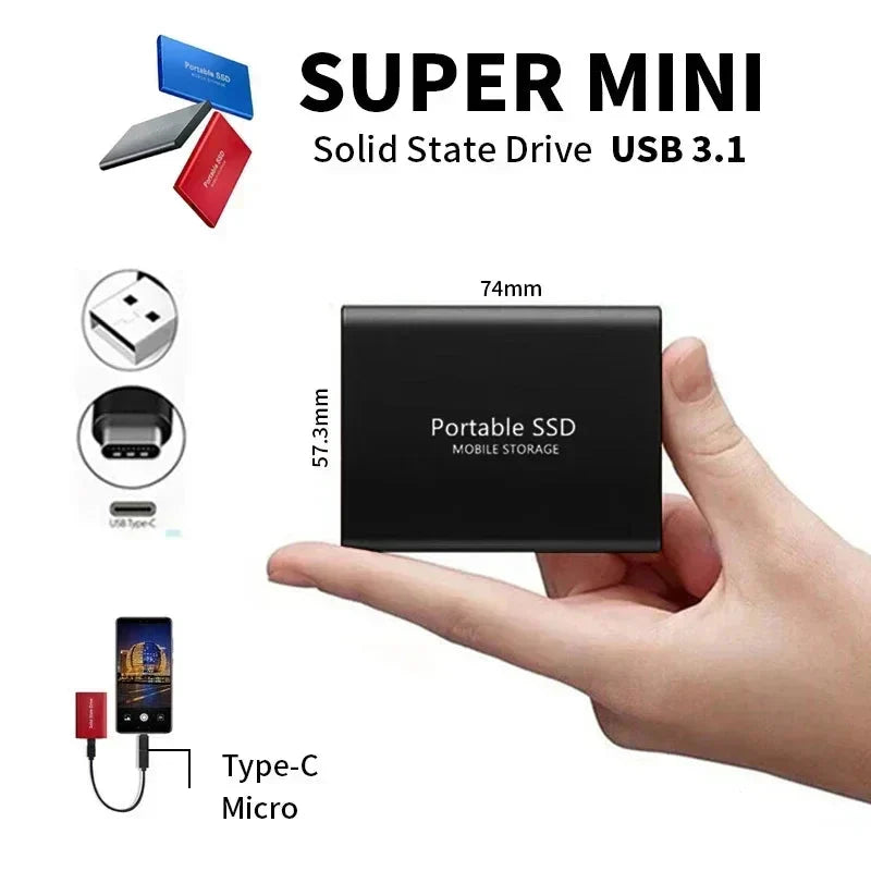 SSD 128 Go ultrarapide – Compact. Durable. Toujours prêt