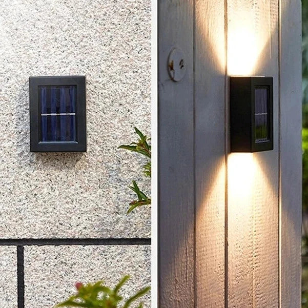 Applique solaire vers le haut et vers le bas