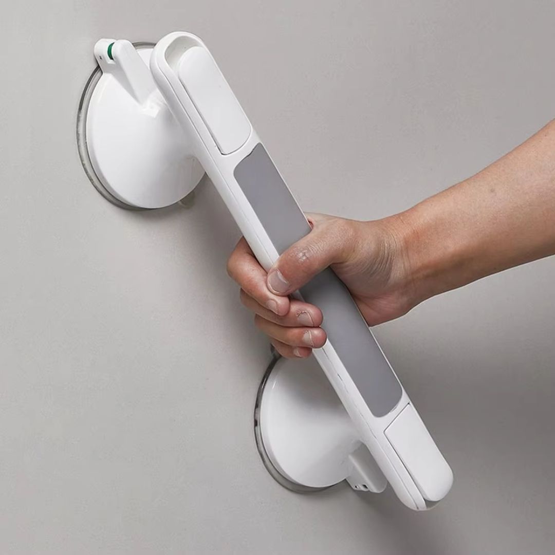 GRIPSAFE – Barrette de Prise sans Outils pour un Support Plus Sûr dans la Salle de Bain